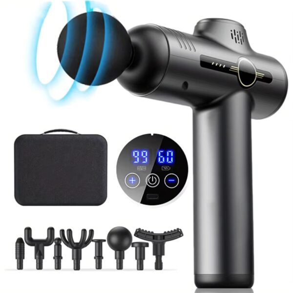 Portable Gun Vibration Massage Gun: Experience Deep Muscle Relaxation and Fatigue Relief