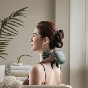 New Arrivals portable, bionic heated neck and back massager